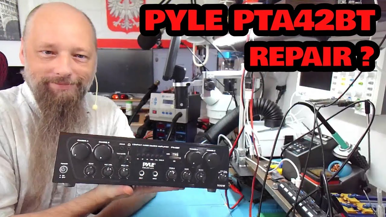 Pyle PTA42BT Repair | Sometimes it's just the speaker