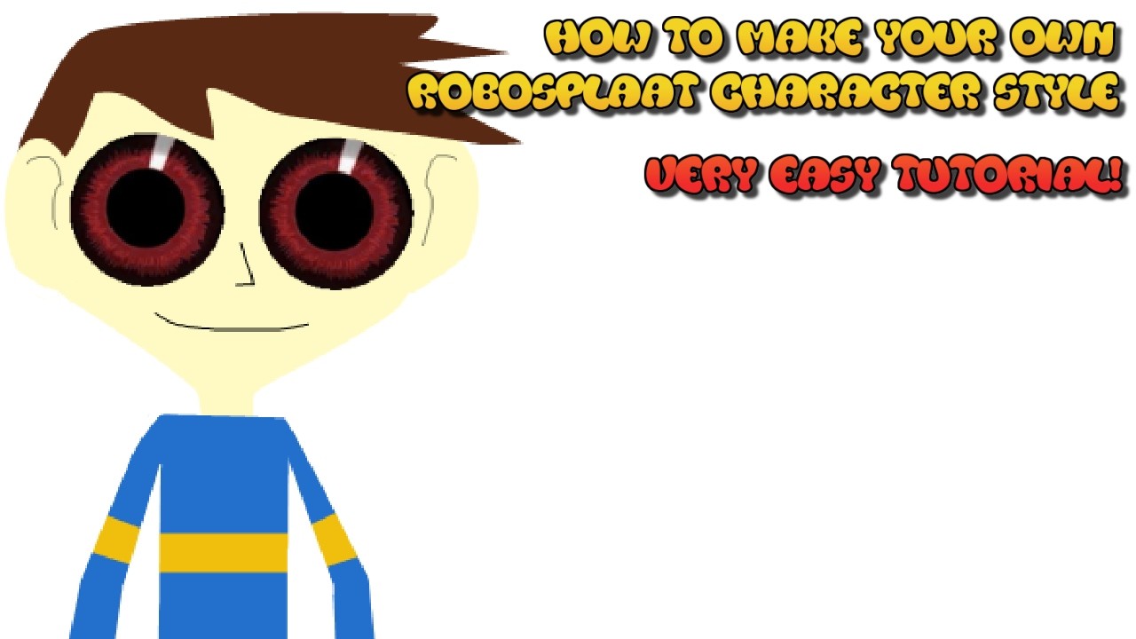 How to Make a RoboSplaat Styled Character in DrawPad (Quick Tutorial Video)