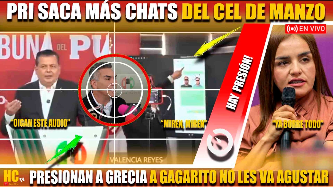 PRI SACA AUDIO Y M&Aacute;S CHATS DEL CEL DE CARLOS MANZO! PRESI&Oacute;N AGRECIA A BAND4LITO NO LE VA A GUSTAR