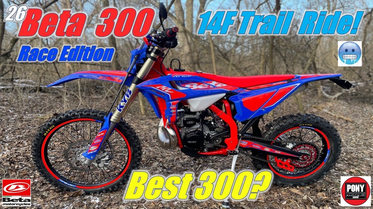 2026 Beta 300 Race Edition: Cold 14F Trail Ride!  Best 300 2-Stroke?