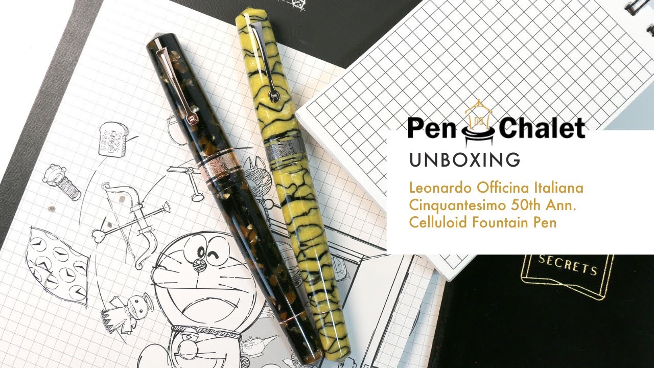 Celebrating Cinquantesimo in Style with Leonardo's NEW Celluloid Pens!