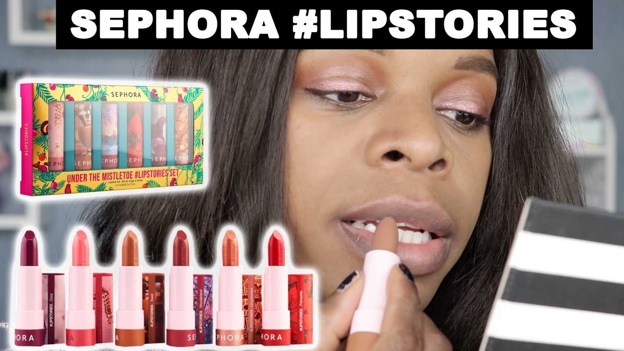 Sephora Collection Under the Mistletoe Lipstick Swatches and Wear Test | PuckerUpBabe