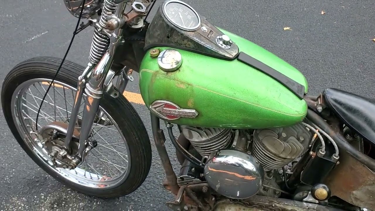 1946 Harley Davidson Flathead 74 кубических дюйма