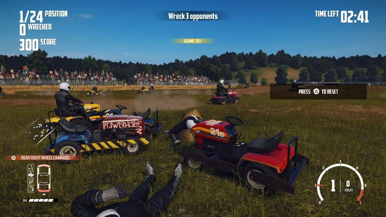 Wreckfest | Career | Regional Juniors | Eat Dirt! | Lawn Mower