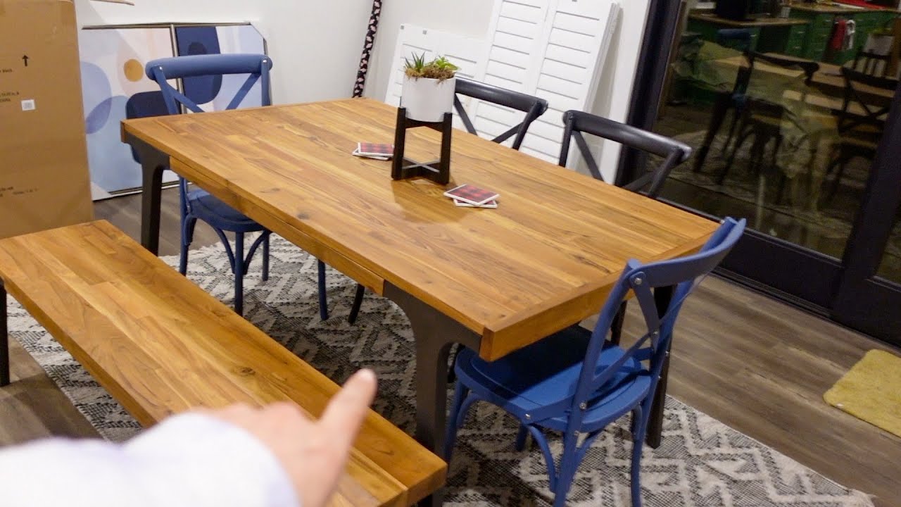 MY DINING TABLE GOT HERE