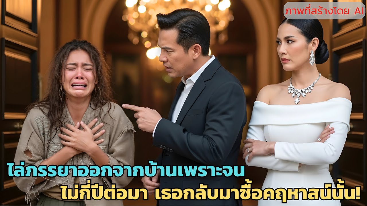 ไล่ภรรยาออกจากบ้านเพราะจน… ไม่กี่ปีต่อมาเธอกลับมาซื้อคฤหาสน์นั้น!