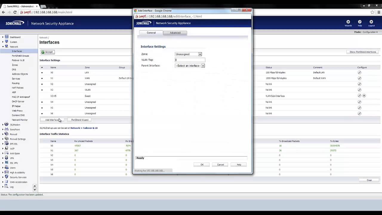 How to configure SonicPoints for two wireless networks on a SonicWall