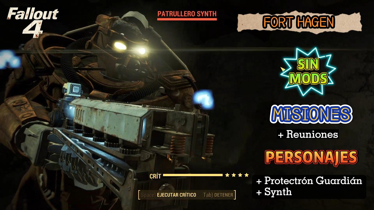 Fallout 4 | Sin MODS. 📕📚 Misión - Reuniones. Ubicación - Fort Hagen. Folleto Armas y Balas.