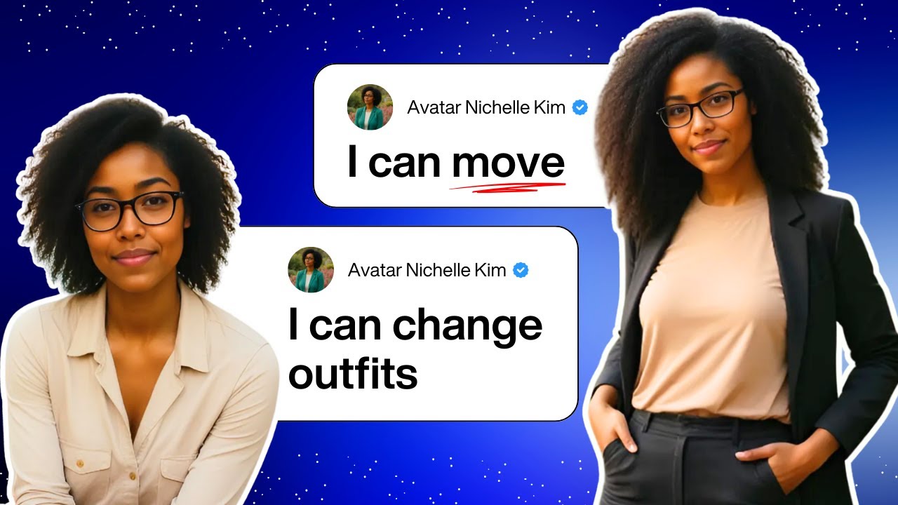 Create a Talking AI Avatar That Moves, & Changes Outfits - COPY ME