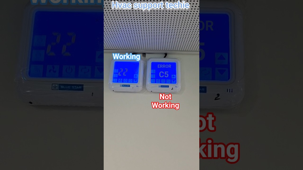 Bluestar VRF C5 Error Troublshooting.
