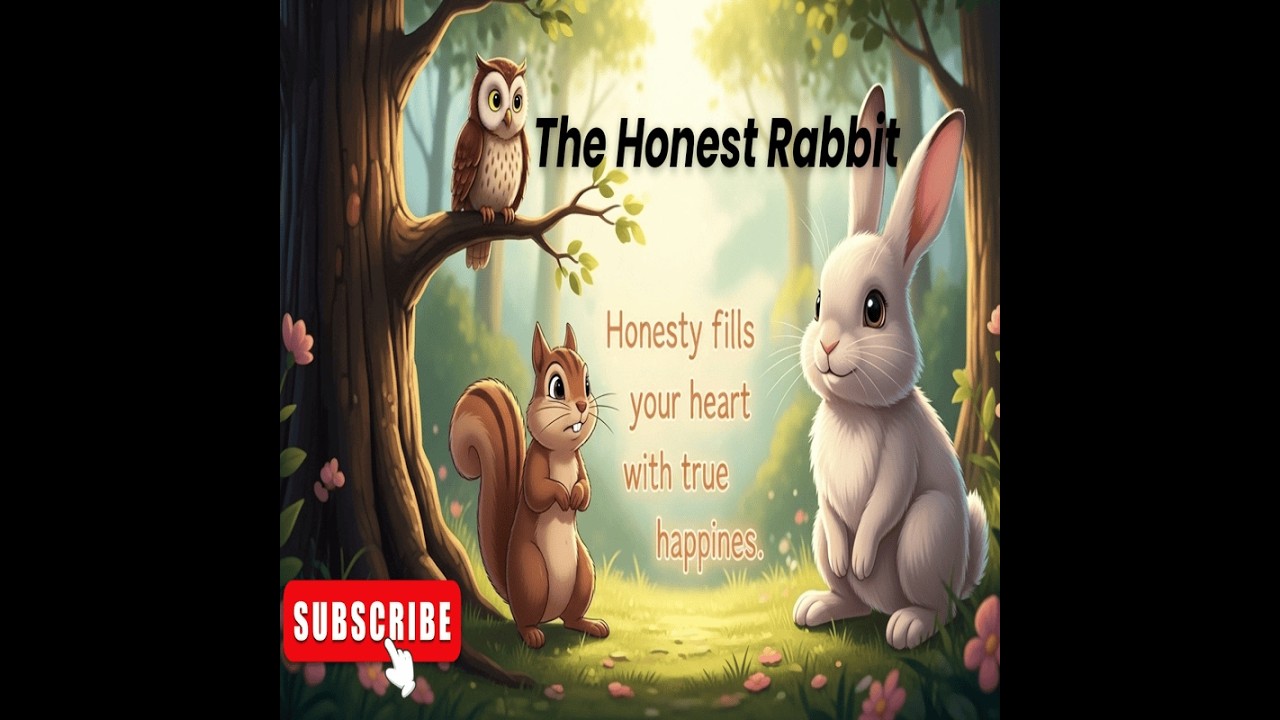 🐰 The Honest Rabbit | A Heartwarming Short Moral Story for Kids