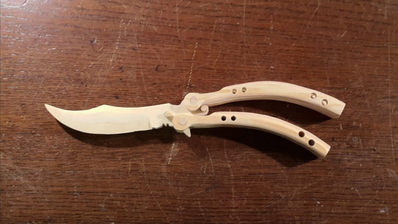 How to make the CS:GO butterfly knife! - Free templates