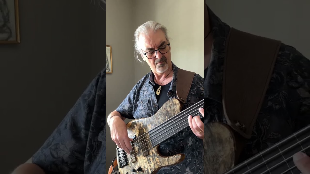 Patrick Pfeiffer and his Phil Jones Bass Gear