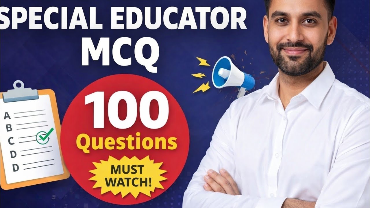KVS Special Educator Tier-2 🔥 Top 150 Tough Questions | Part 1| Exam Level