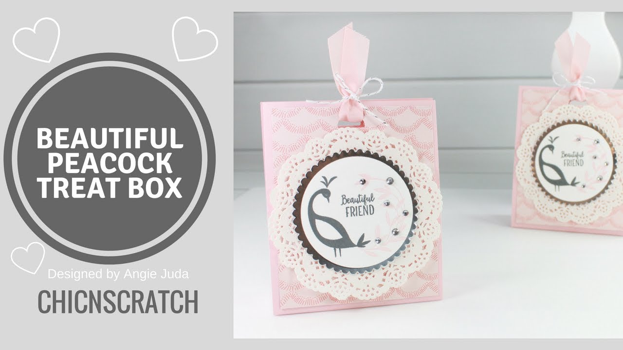 Beautiful Peacock Treat Box
