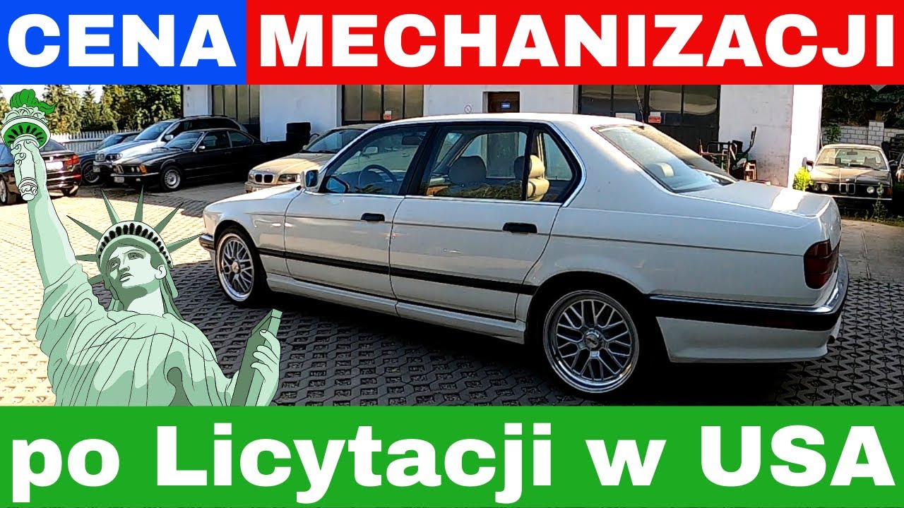 BMW 750i E32 z ARIZONY | Koszty naprawy