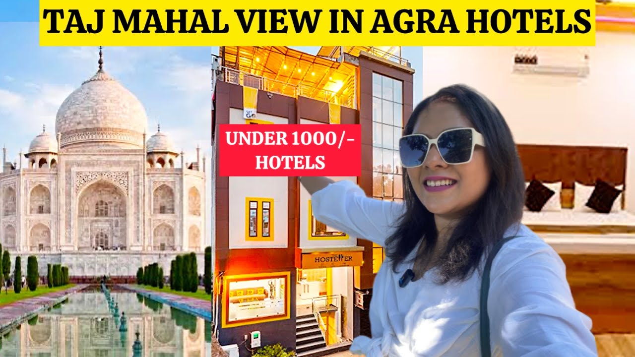 Agra 5 Best Budget Hotels Under ₹1000🔥😱Taj Mahal View from Your Hotel Room😲