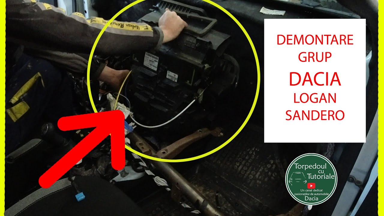 Разборка блока кондиционера на DACIA Logan/Sandero *инструкция*