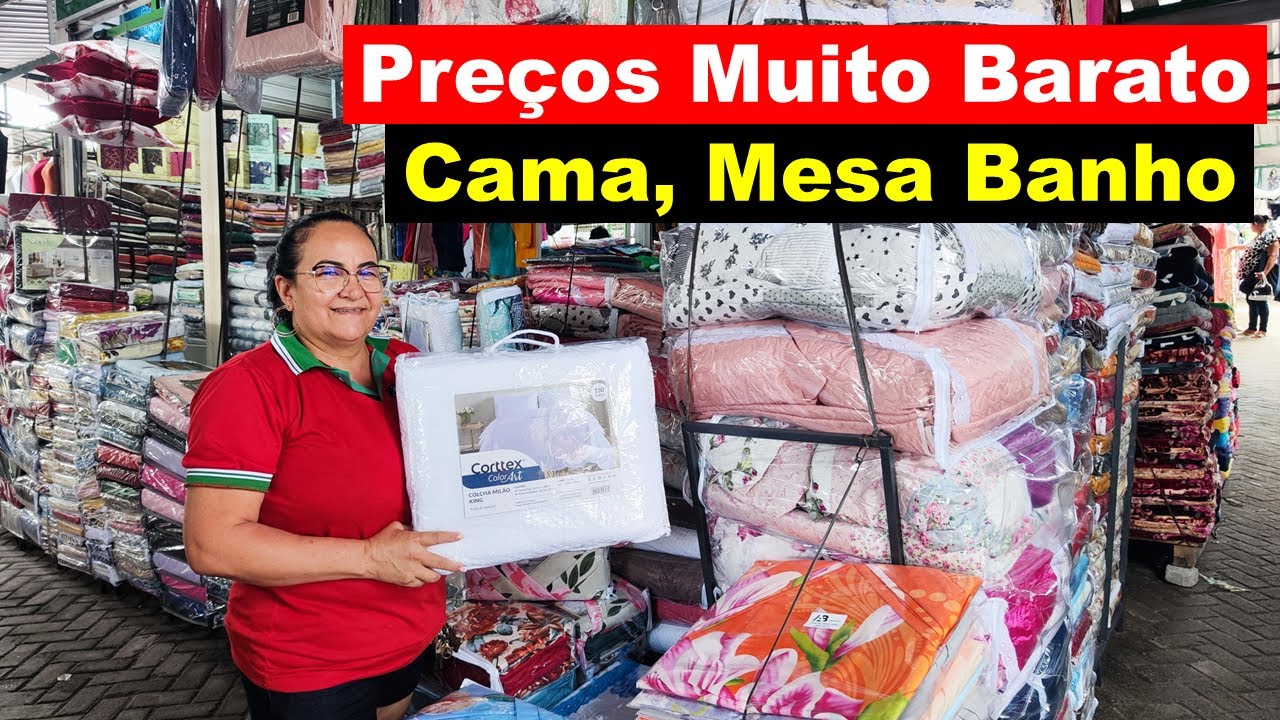 PREÇOS SUPREENDENTE DE CAMA, MESA E BANHO NA FEIRA DA SULANCA DE CARUARU