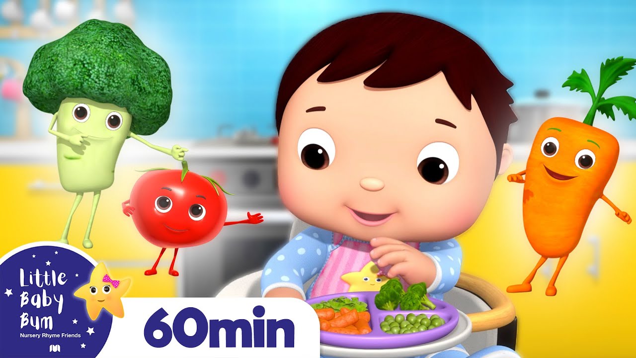 Yes Yes Vegetables - Sing Along +More Nursery Rhymes and Kids Songs | Little Baby Bum