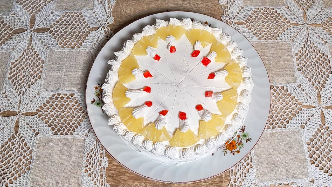 Ananas Torta | Pineapple Cake