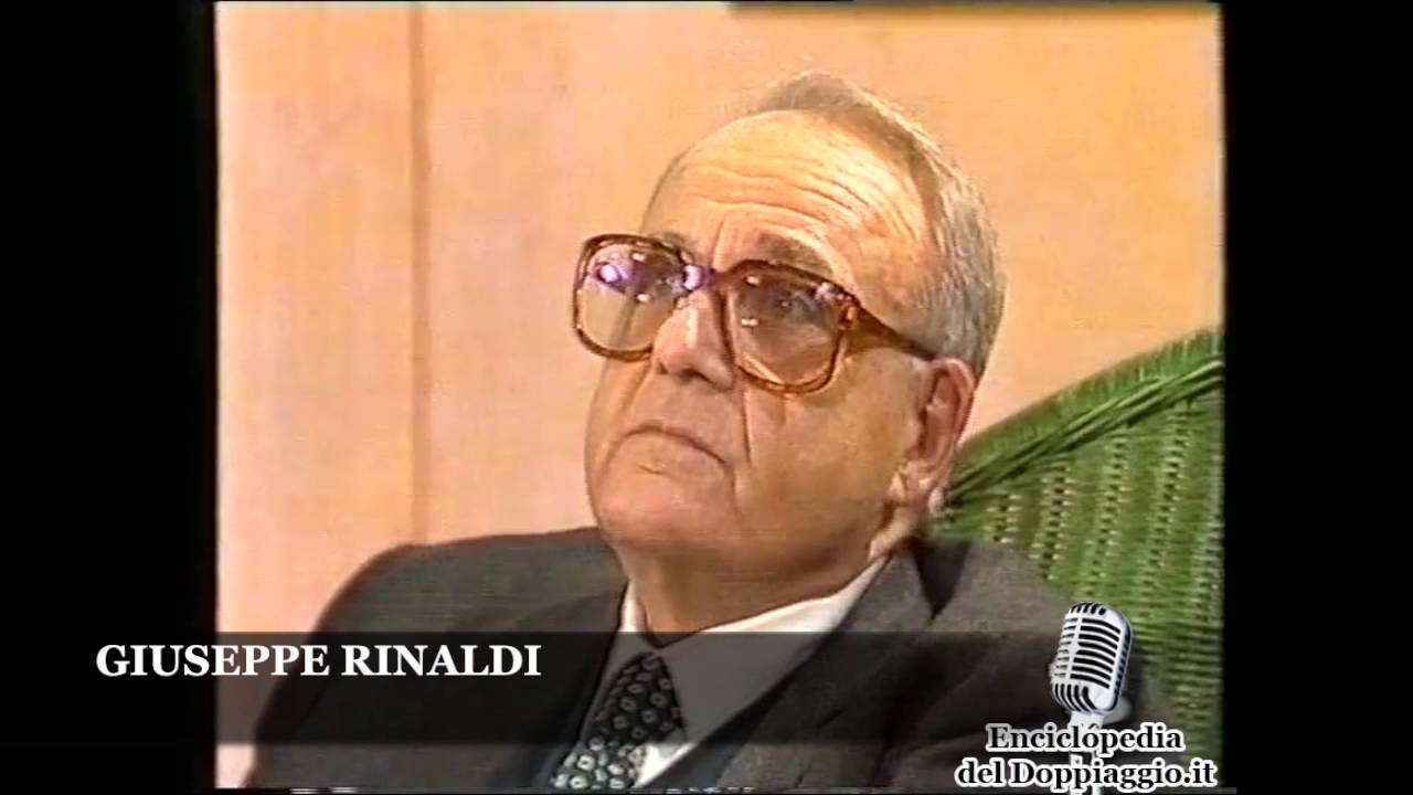 GIUSEPPE RINALDI parla del doppiaggio di Marlon Brando, Jack Lemmon e Sinatra (1990)
