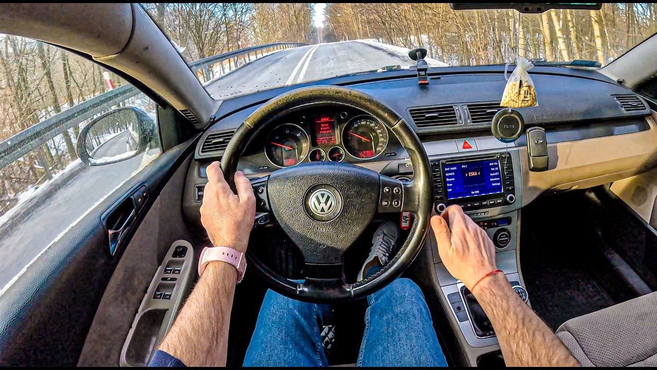 2008 Volkswagen Passat B6 | 2.0 TDI 140 HP | POV Test Drive #2665 | Joe Black