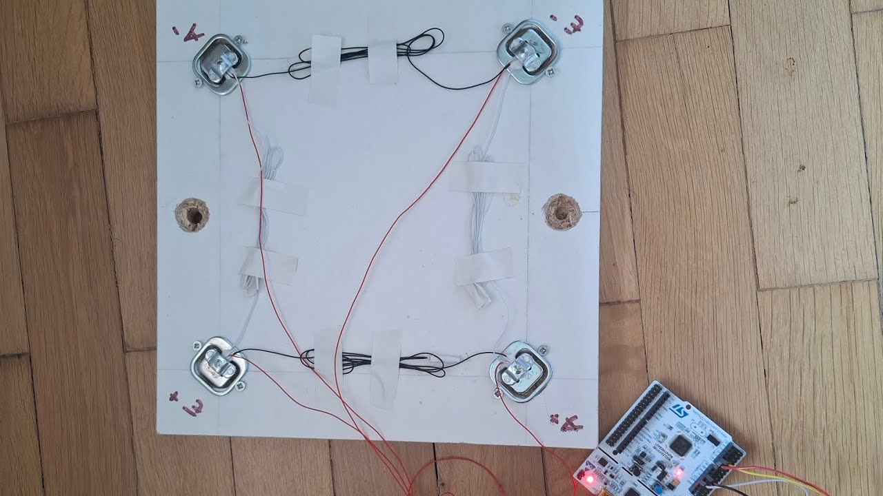 Digital Scale using HX711 module and 4 load cells (50kg each) - Project Testing