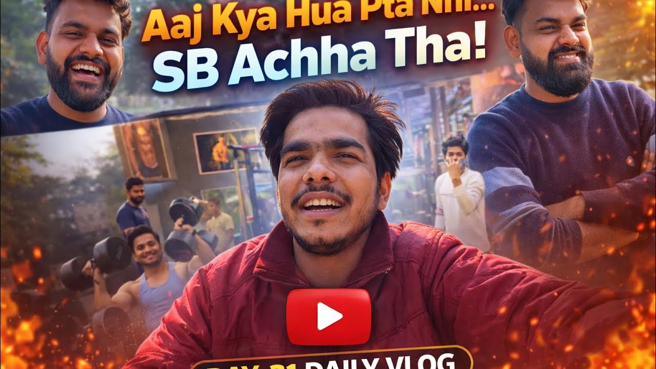 Gym + Masti + Daily Life 💪😂 | Day 31 Vlog 