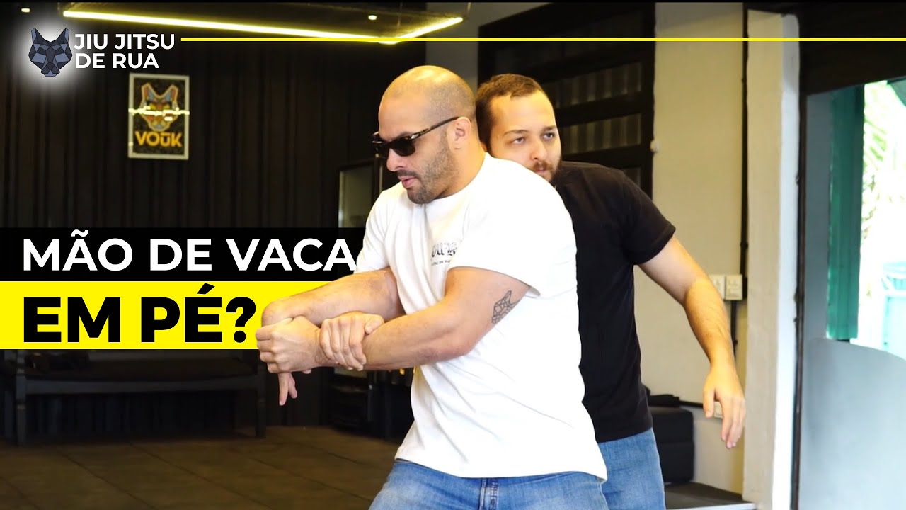 JIU JITSU DE RUA | Mão de vaca na rua — finalização em pé, rápida e eficaz