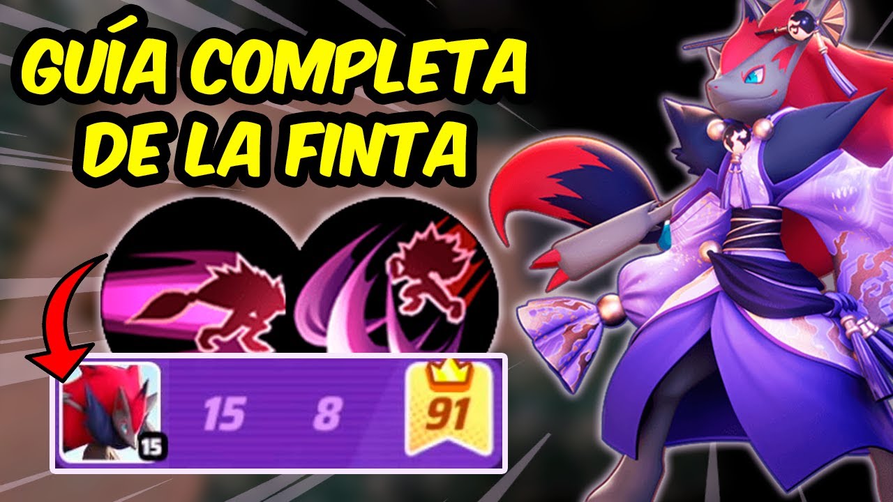 ¡TODOS LOS SECRETOS DEL ZOROARK CON FINTA! 🦊 Guía, build, medallas y gameplay | Pokemon Unite