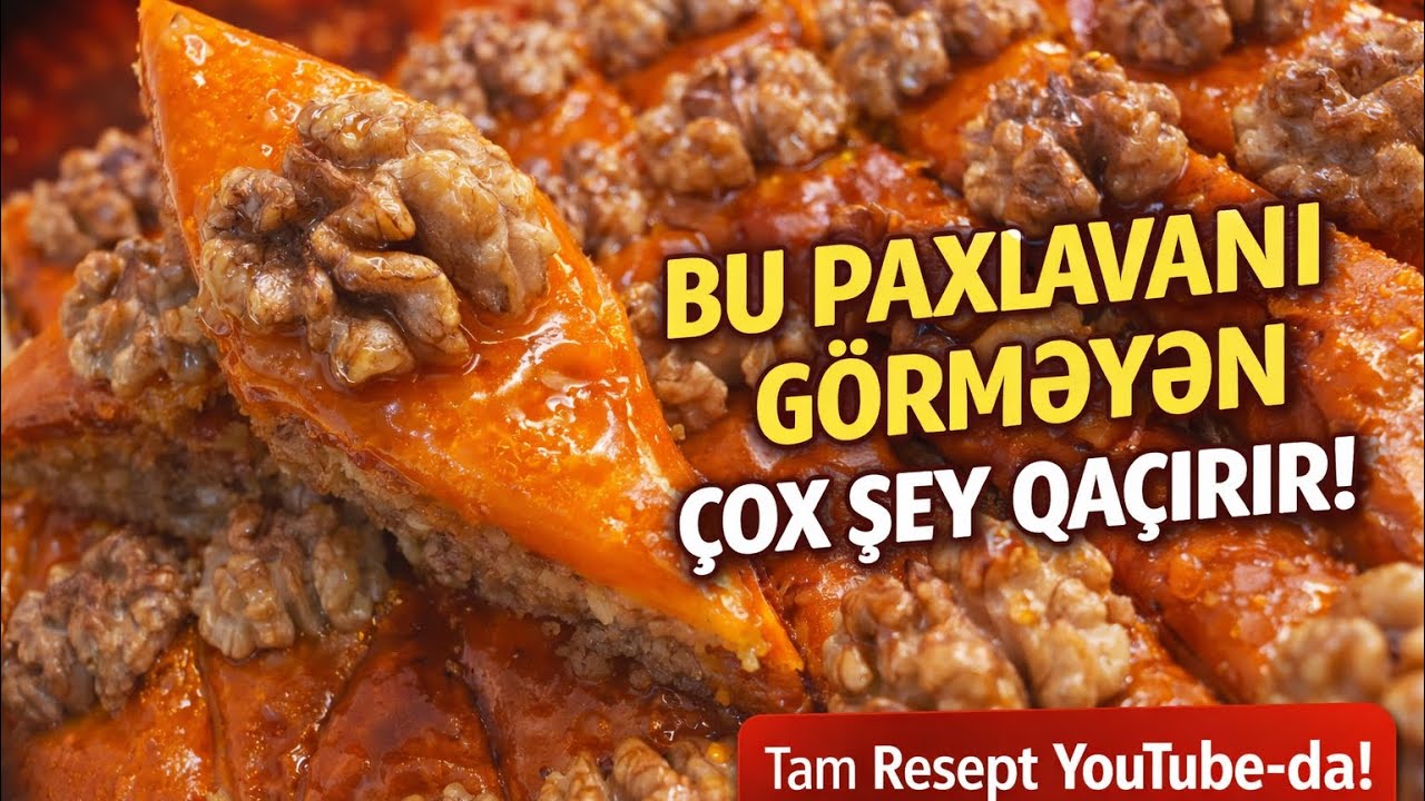 Bütün Sirrləri ilə  Paxlava 🇦🇿 Evdə Belə Paxlava Bişirmisiniz?