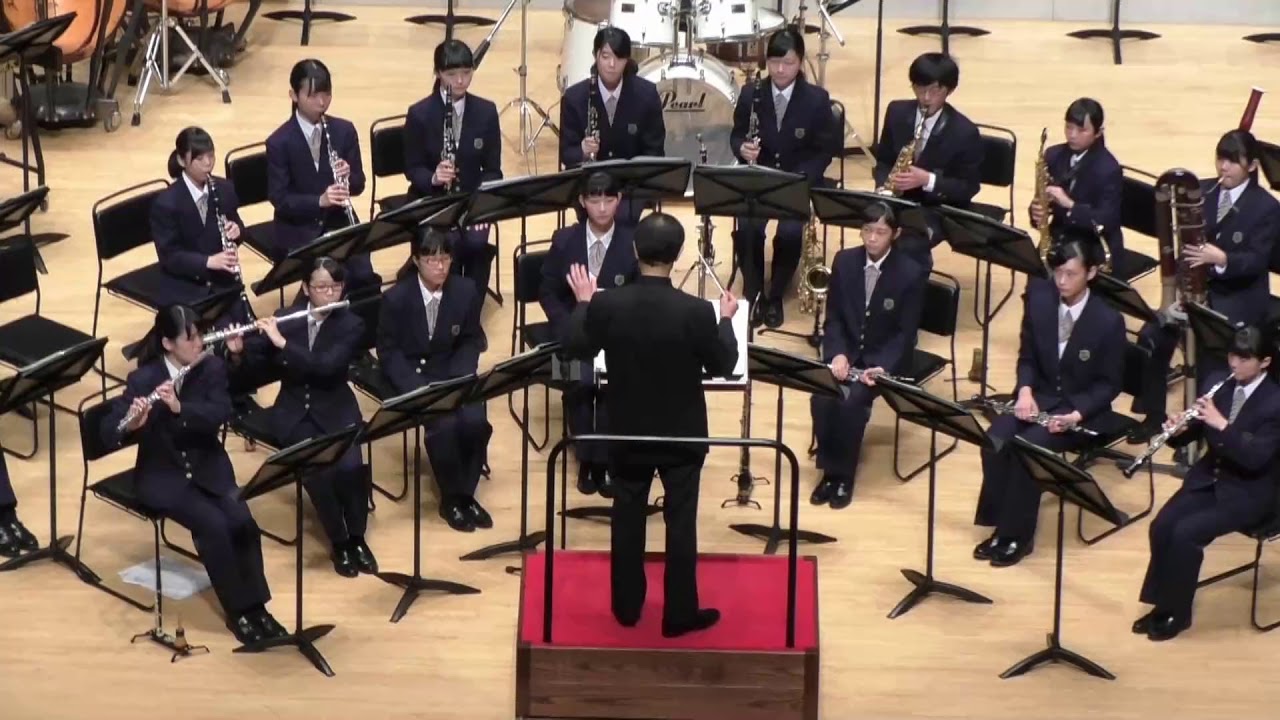 出雲北陵高等学校吹奏楽部　２０１７　広島公演　バーンズ　交響曲第３番