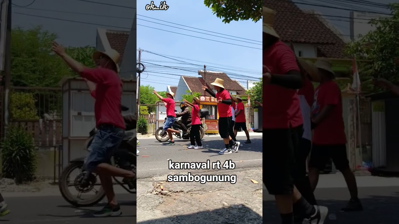 karnaval (ketahanan pangan) rt 4b sambogunung dukun gresik 