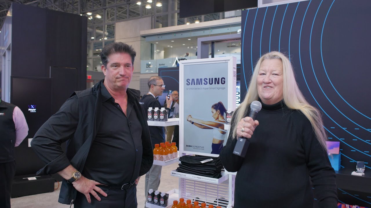 Bish Creative debuts 32-inch E-Paper Smart Signs at NRF 2026