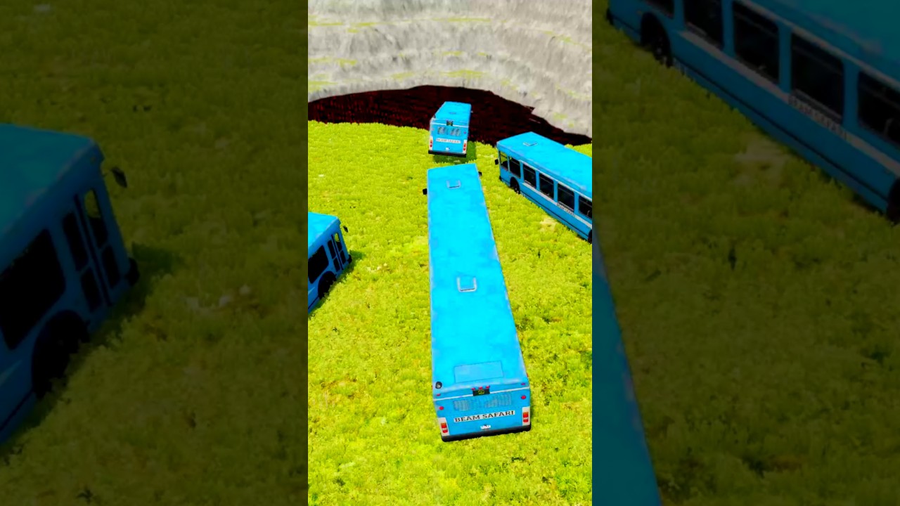 Bus Vs Bus 🚌 crash...pit -BeamNG.drive#beamngs horts #beamngdrive#automobile#usa  #viral#brasi
