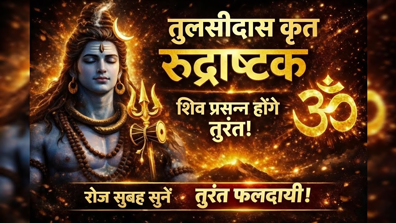 रुद्राष्टकम (Rudrashtakam) | ॐ नमः शिवाय | शिव कृपा पाने का सबसे शक्तिशाली स्तोत्र