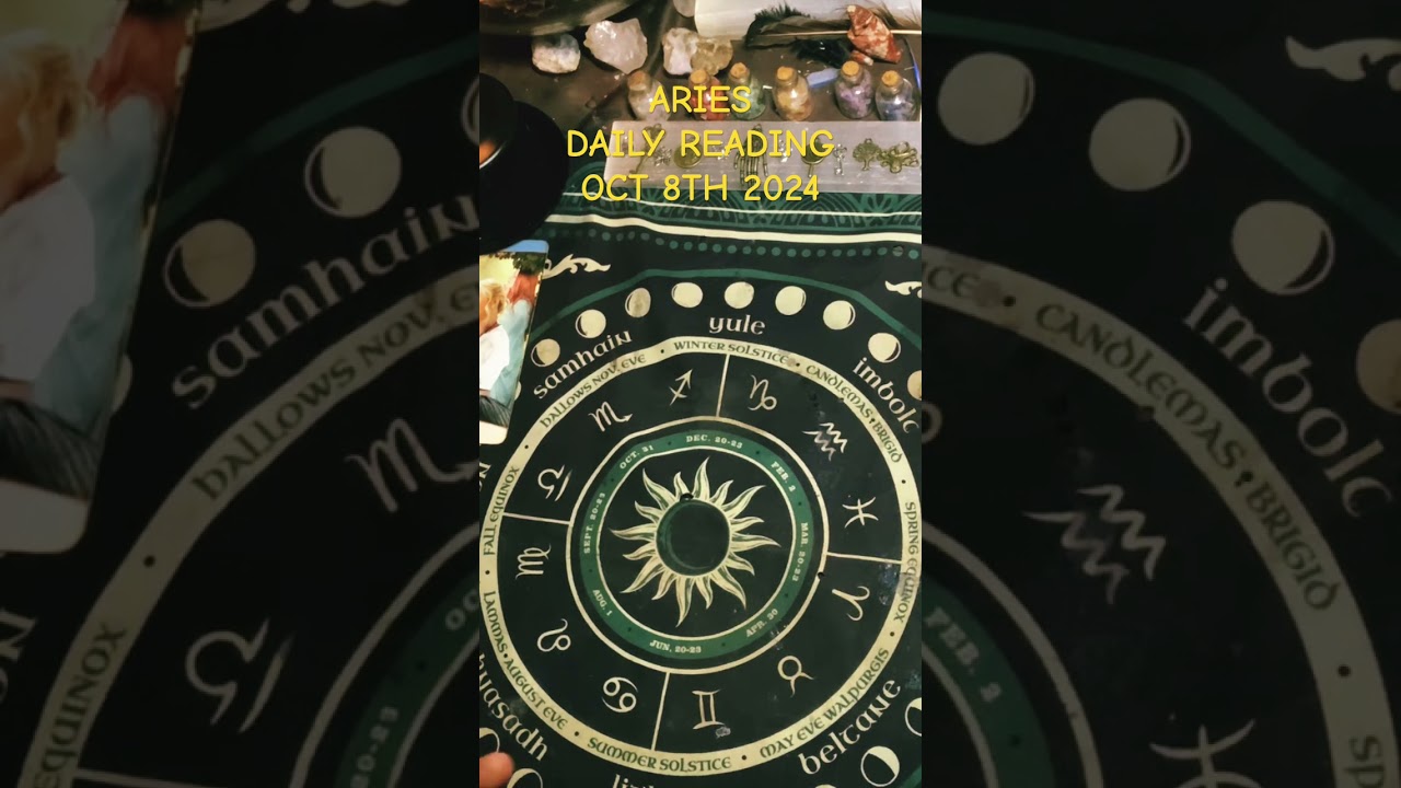 ♈️ARIES DAILY READING 10/8/24♈️✨Daily Horoscope Tarot Card Readings for all Zodiac Signs!✨