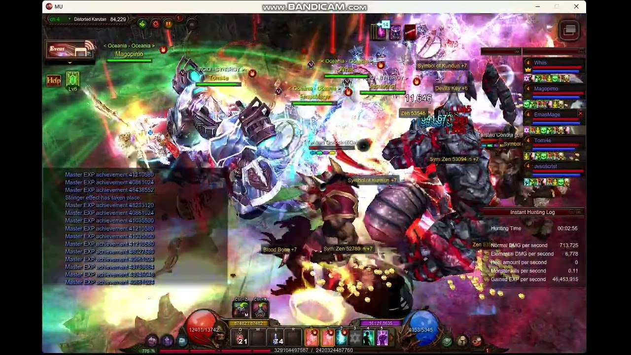 Huting Uriel feather with 3 killers. Mu Online webzen. Server Hellheim.