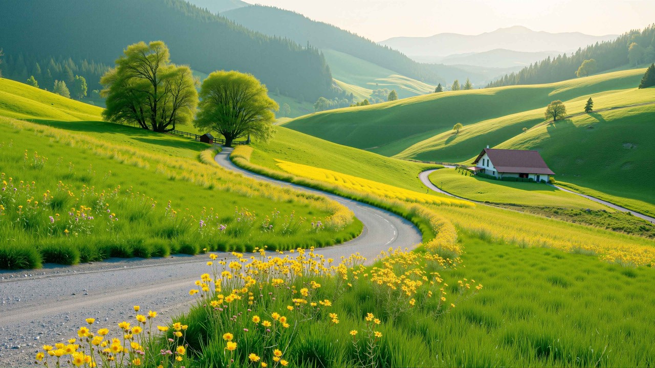 🌾 Peaceful Flute Music | Nature Sounds, Wind & Birds for Relaxation, Calm & Deep Sleep