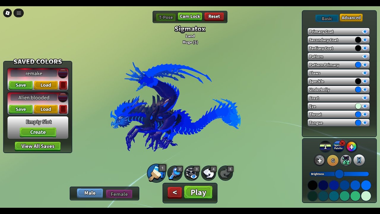 Nesting and Grow the Sigmatox #creaturesofsonaria #sonarstudios #fyp