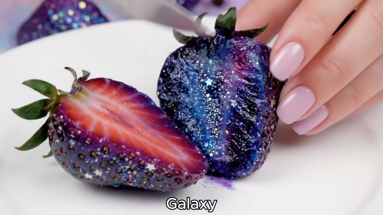 【ASMR × AI】中毒性がヤバい…フルーツのカット音　いろんな素材の🍓イチゴを切る音が癖になる#asmr#shorts #crystal #glasscutting #fruitcutting