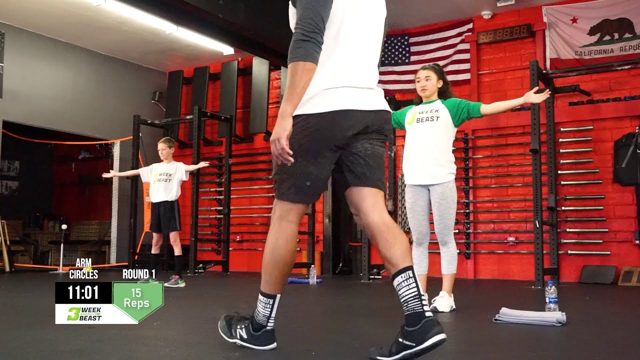 20 min. (AT HOME) KIDS Upper Body Workout.  Baseball and Softball Youth Program [Week 3 Workout 2]