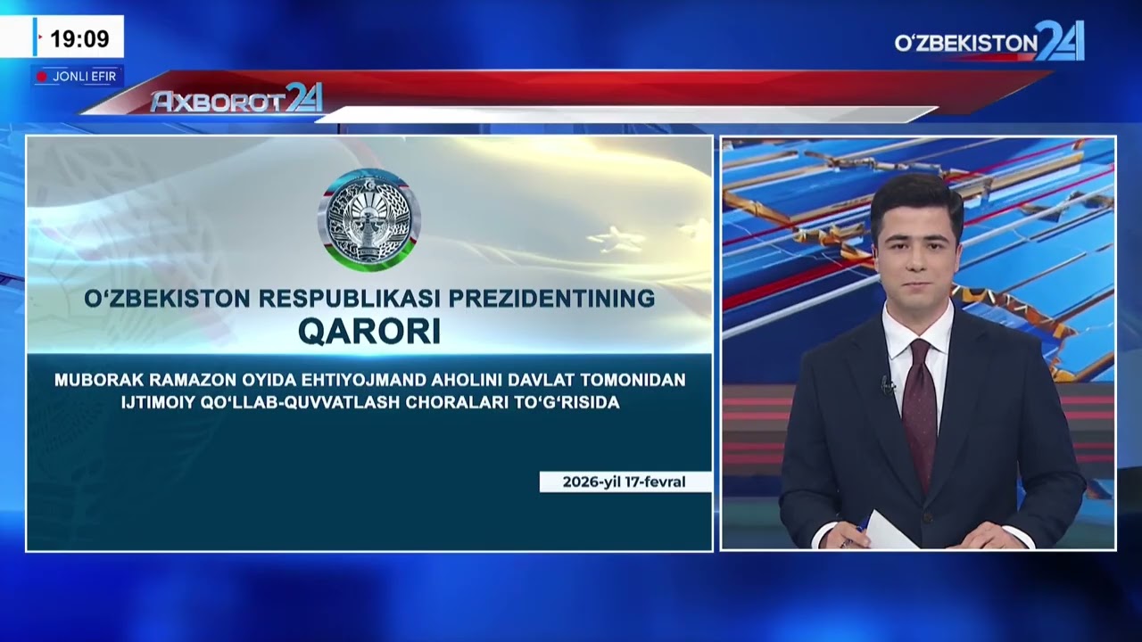 Ramazon — mehr-muruvvat, ahillik va shukronalik oyi I Axborot 24 (20.02.2026)
