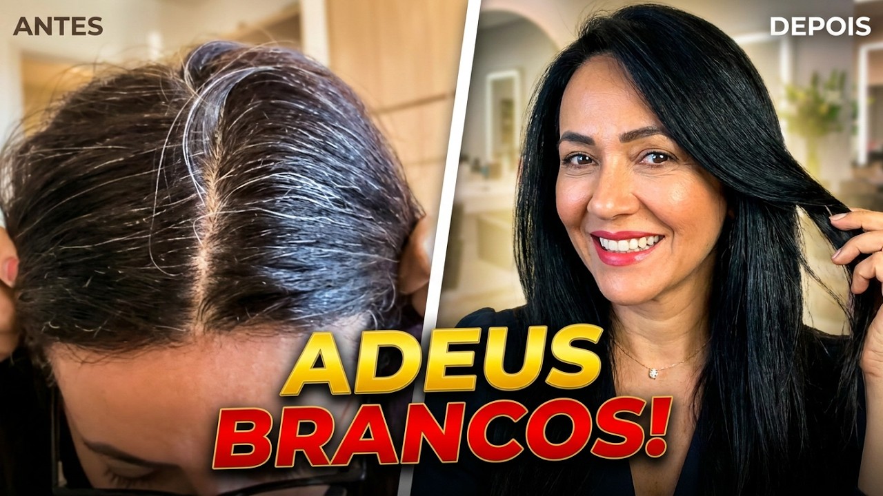 COMO COBRIR CABELOS BRANCOS PASSO A PASSO