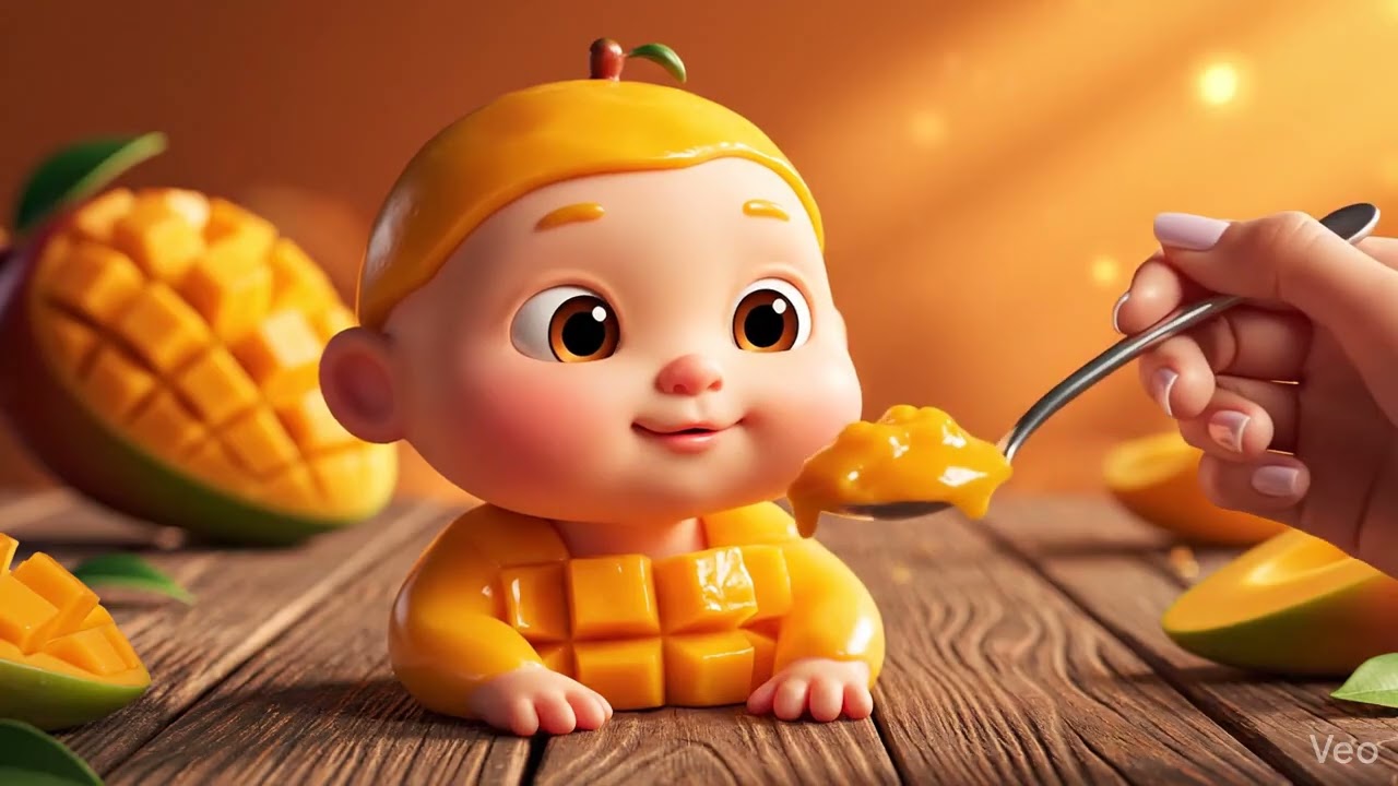 Cute Fruit Babies Eating 🍎🍌 | Satisfying Food Art Animation | Kids Short Videos
