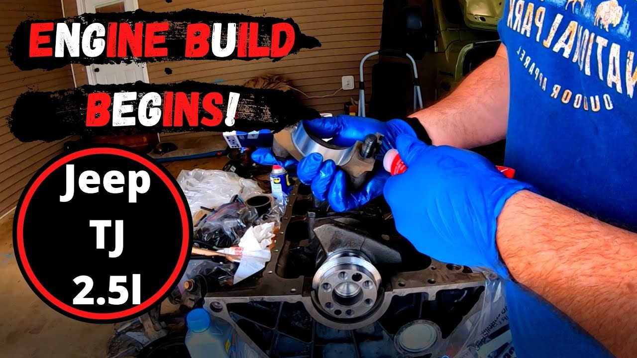 97 Jeep Wrangler 2.5l Engine Rebuild! Ep3