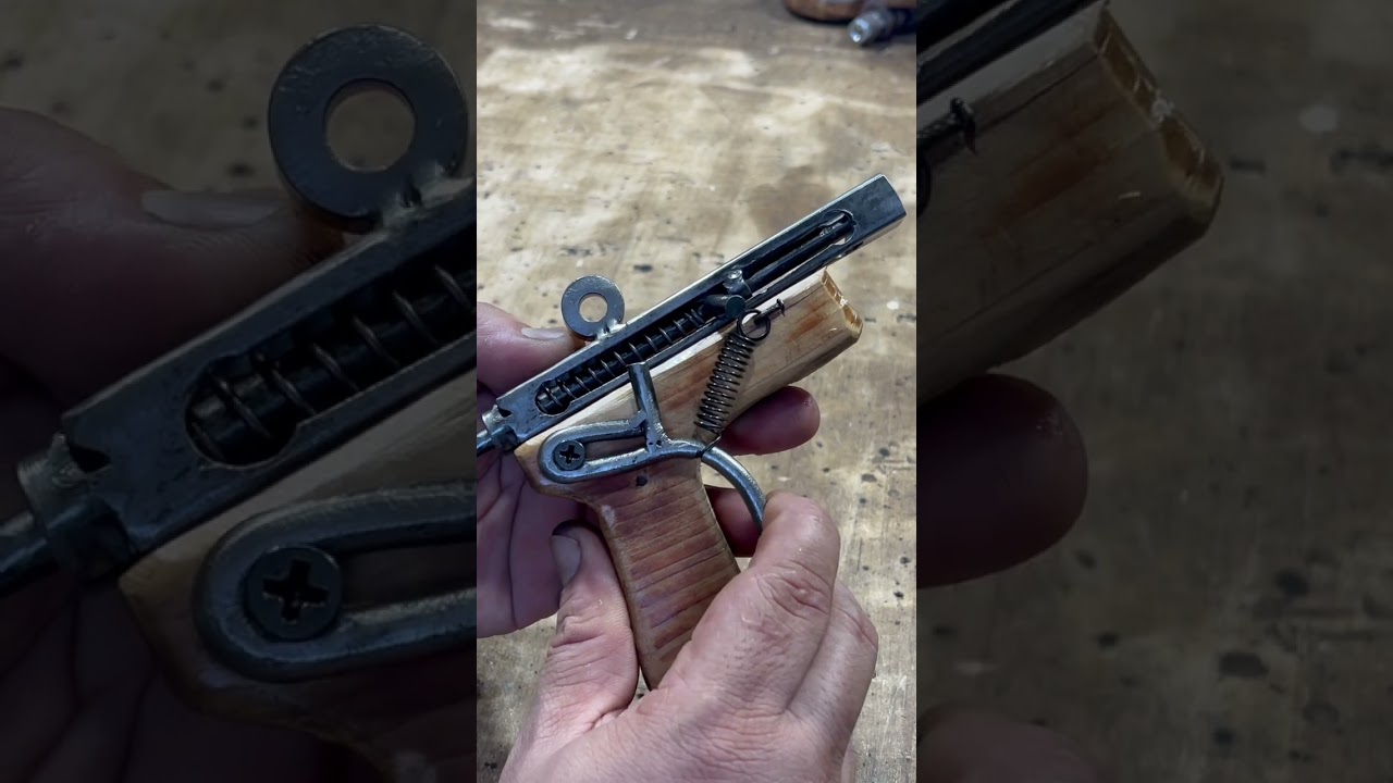 Handmade a simple trigger mechanism # Craft # DIY # Best Toy for you relaxing