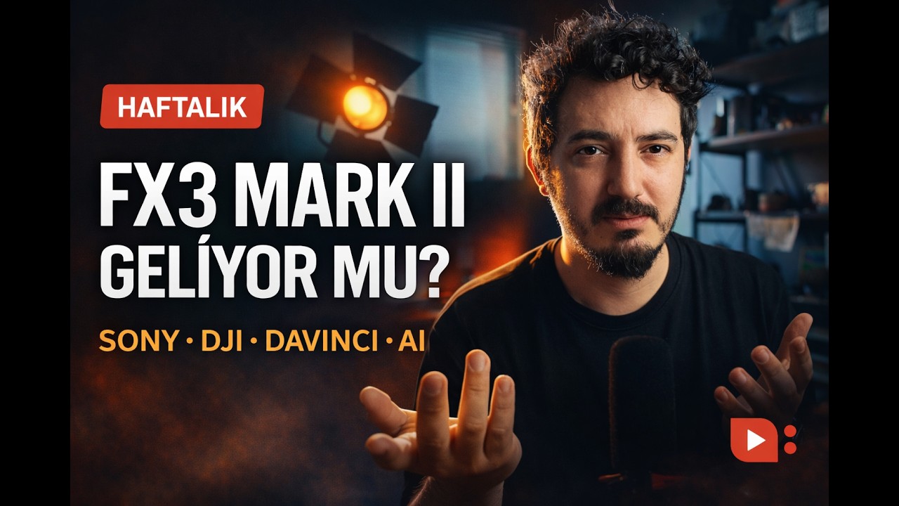 Sony'den Fx3 Mark 2 DJI ve Insta360 Kapışması 2026 Yol Haritası! DaVinci ve Panasonic Haberleri