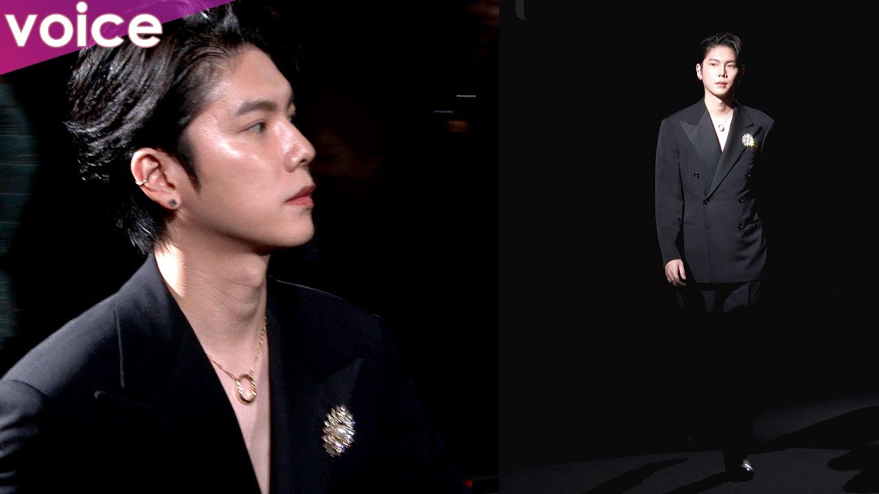 YU、胸元のネックレスが光る　クールなセットアップでブラックカーペット：Harper‘s BAZAAR 10th Anniversary Event